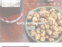 Tablet Screenshot of beeskneesfood.com